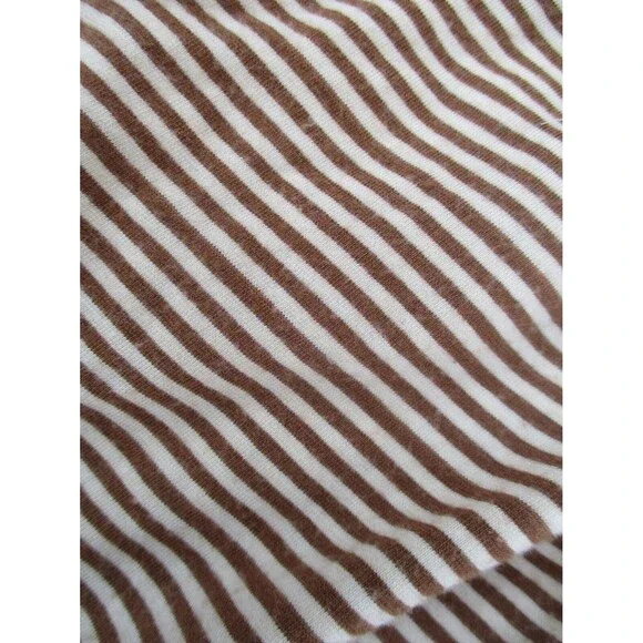 Plenty By Tracy Reese Tank Top Mini Dress Women’s Sm Brown/Cream Striped Bubble - Picture 11 of 15